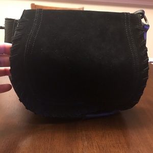 Black leather and Suede International Ink purse